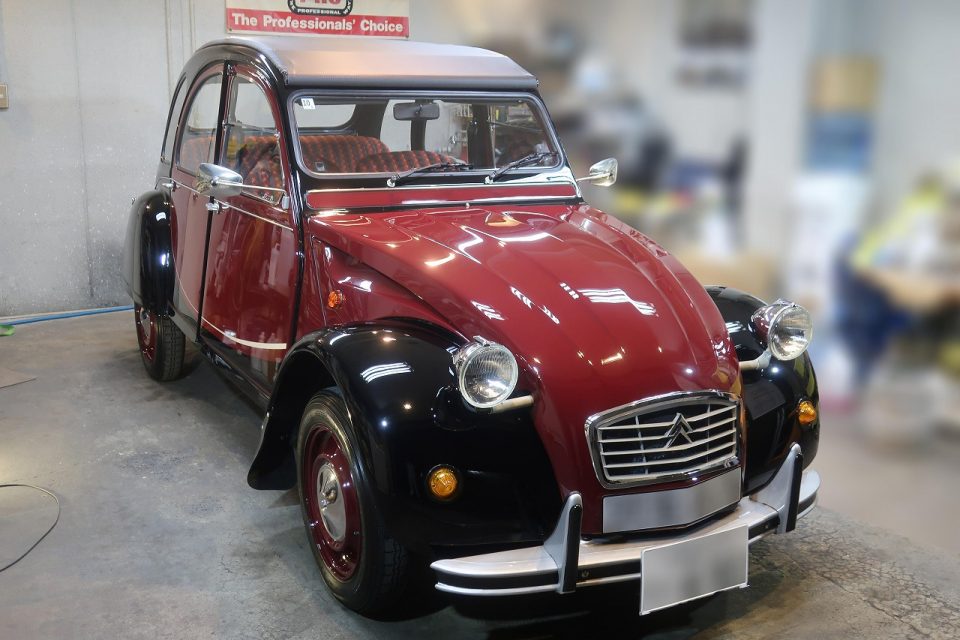 シトロエン 2cv6 チャールストン 新車で購入できます カービューティープロ ブルーボトル ガラスコーティング 東京